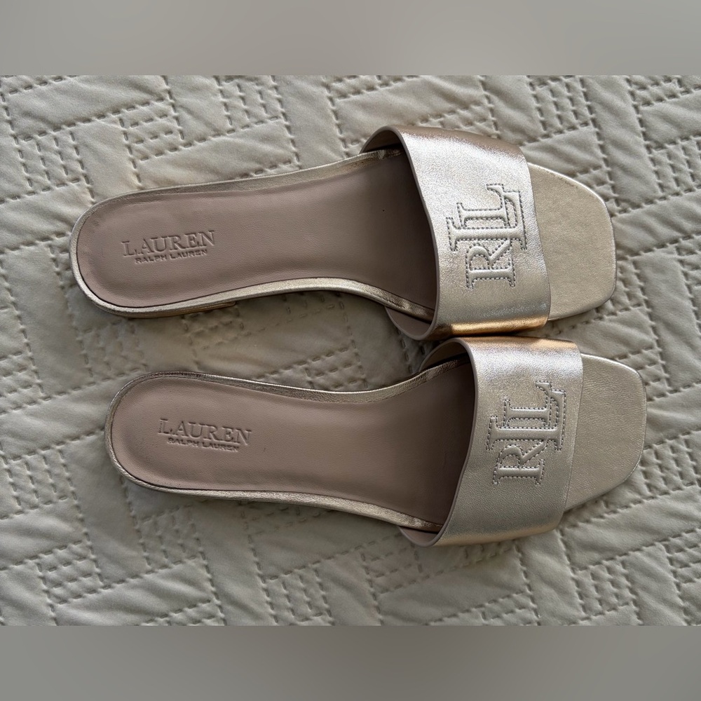 Lauren Ralph Lauren Women's light gold Sandals